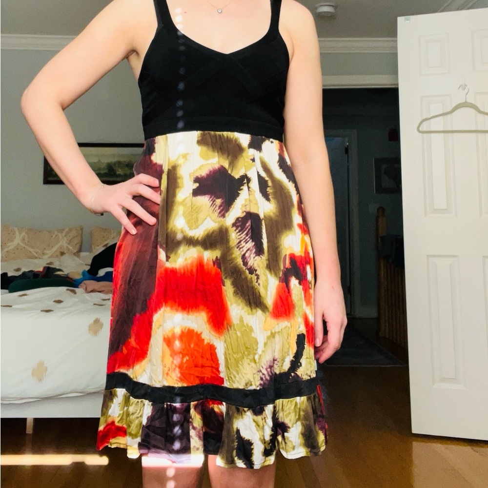 Colorful Strappy Dress